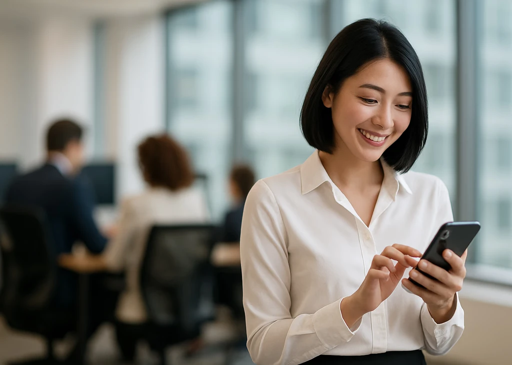 Revolutio iOS app in use across a team